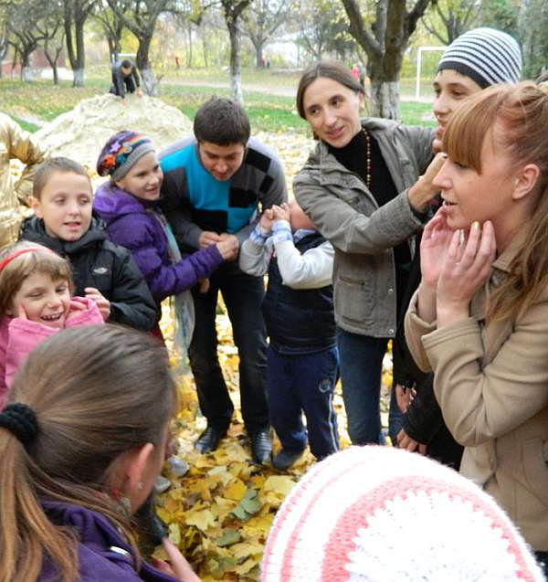 Projektarbeit mit Waisenkindern in der Ukraine