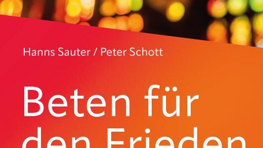 Buchcover Sauter/Schott: Beten für den Frieden